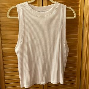Zara Ribbed Halter Tank Top
